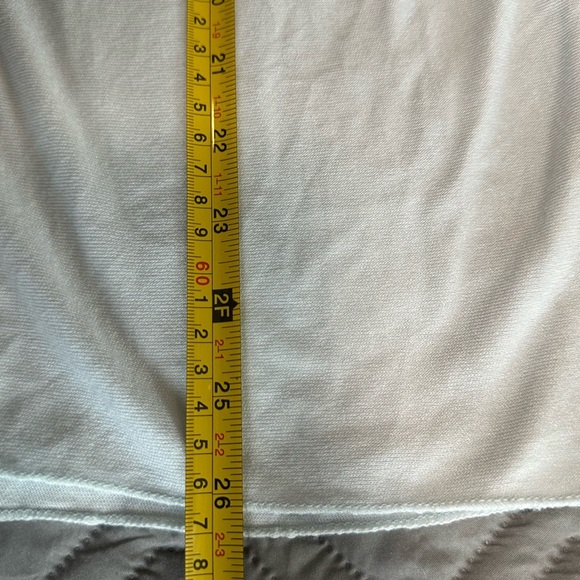 Made Italy Oversized Top Light Blue V-Neck Lagenlook Minimalist Flowy Tee A161 - Picture 5 of 6